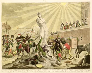 Die Statue der Demokratie, 1799